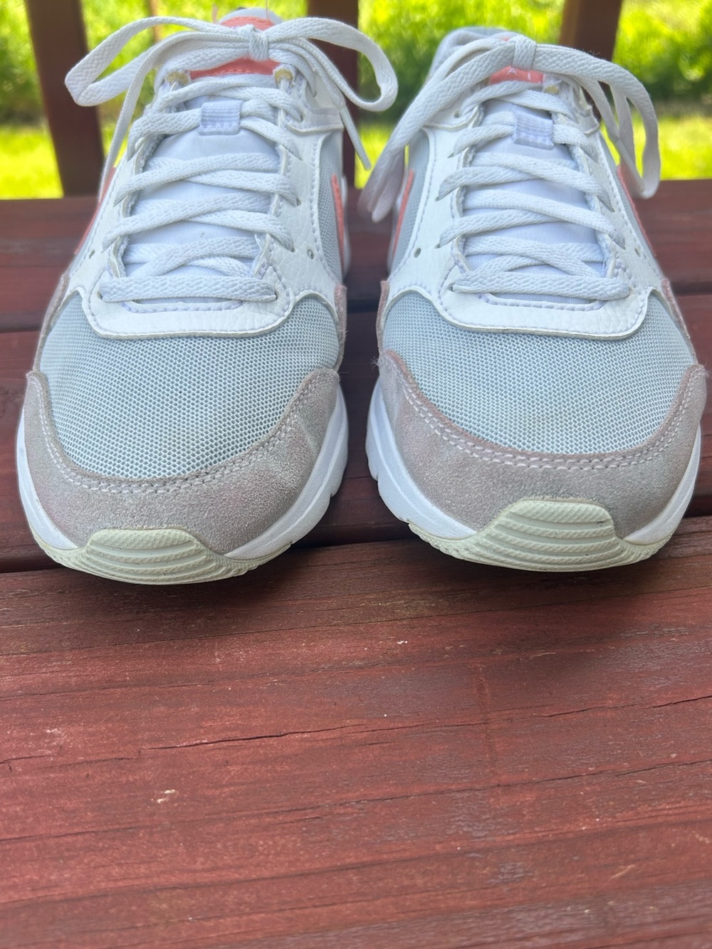 Nike Air Max SC Girl’s Shoe in White Crimson Bliss Size 5Y - Picture 9 of 12